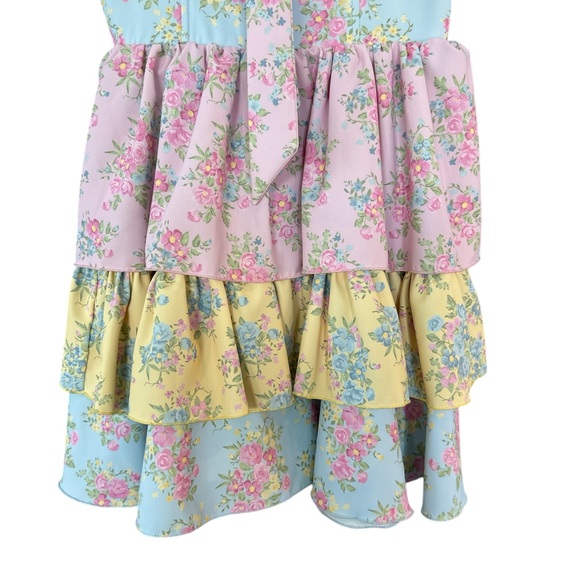 Dolls Kill Sugar Thrillz Moonglow Romance Ruffle Mini Dress - Picture 3 of 10